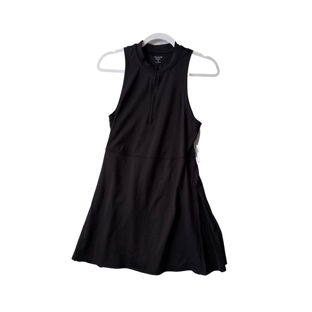 Old Navy Powersoft Go Dry Half Zip Athletic Sleeveless‎ Pleated Dress XS Tennis